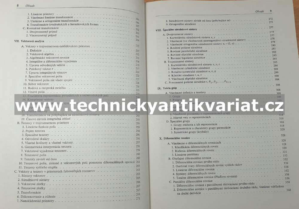 Příručka matematiky pre fyzikov - E. Madelung (1975)