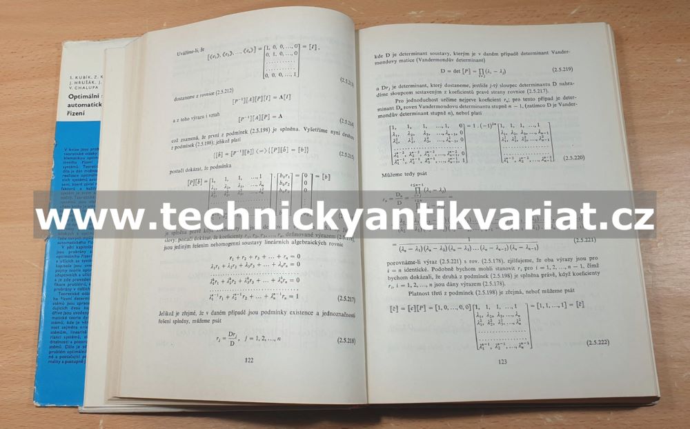 Optimální systémy automatického řízení - Kubík, Kotek, Hruška, Wachtl, Chalupa (1972)