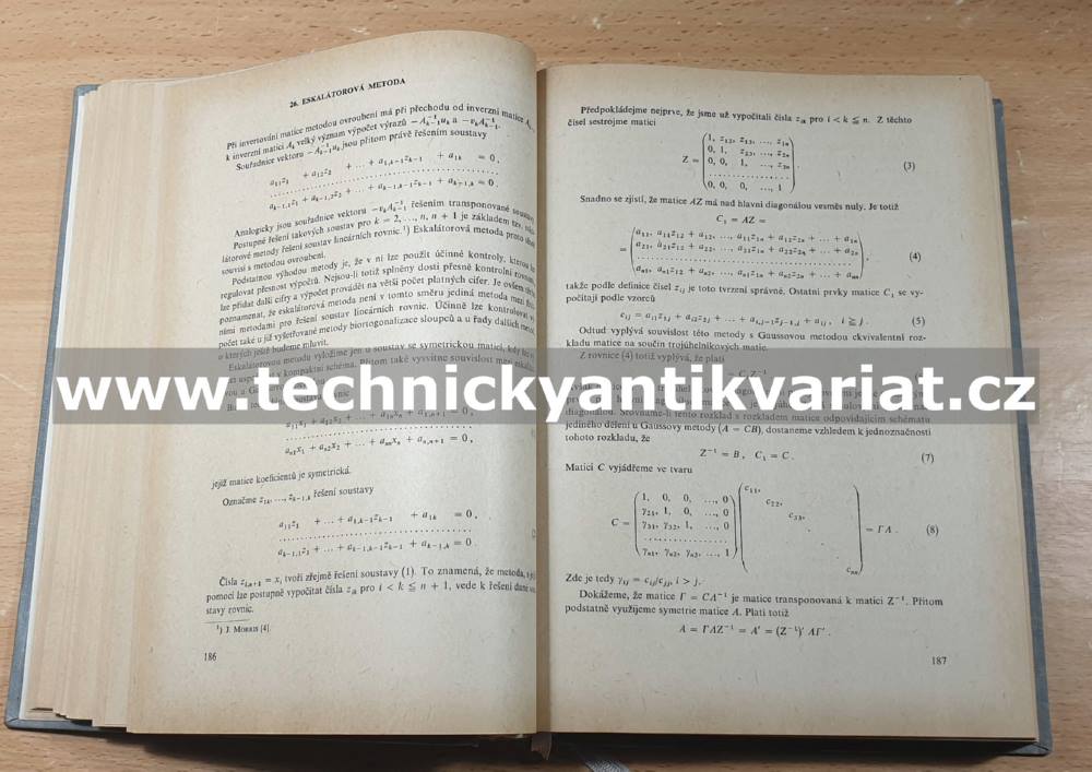Numerické metody lineární algebry - Fadějjev, Faddějevová (1964)