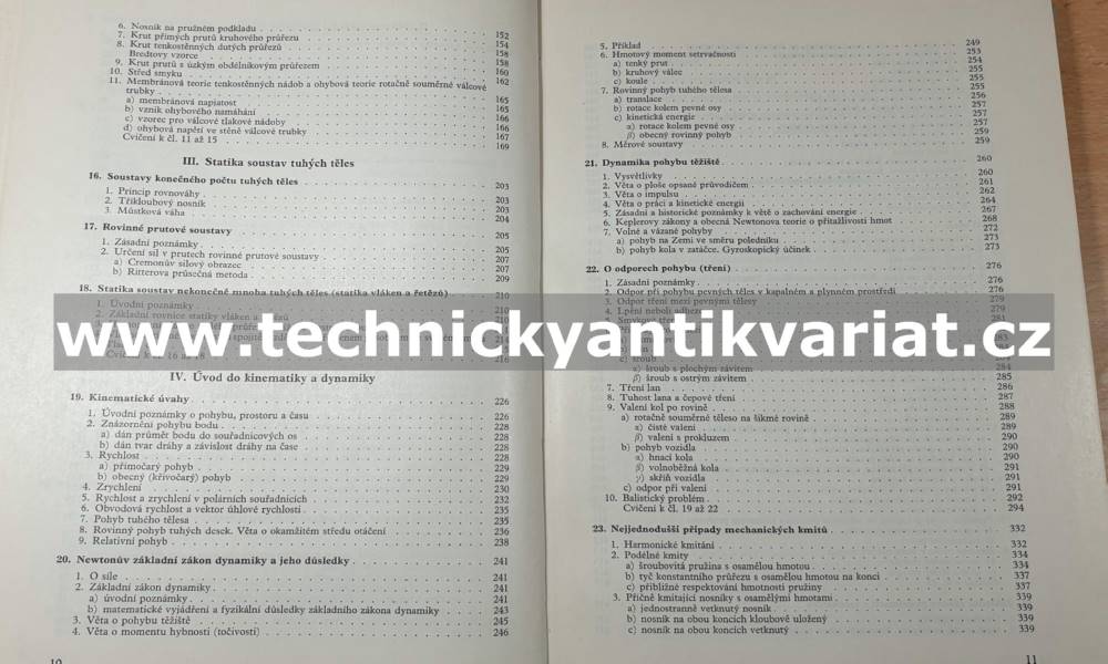 Mechanika tuhých těles a kapalin - István Szabo (1967)