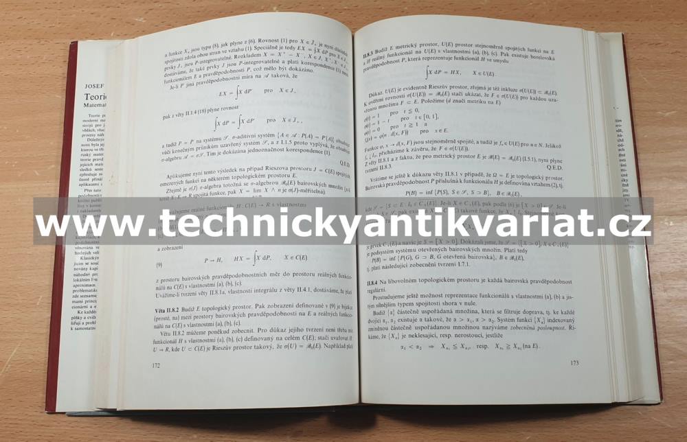 Teorie pravděpodobnosti - Josef Štěpán (1987)