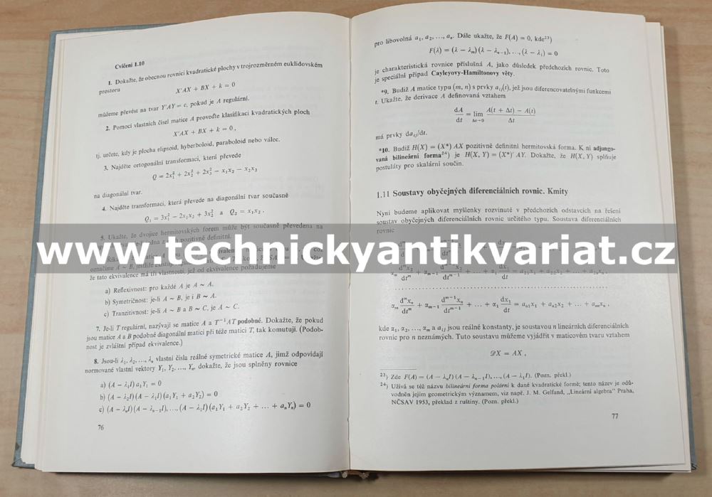 Matematické metody ve fyzice a technice - J.W.Dettman (1970)