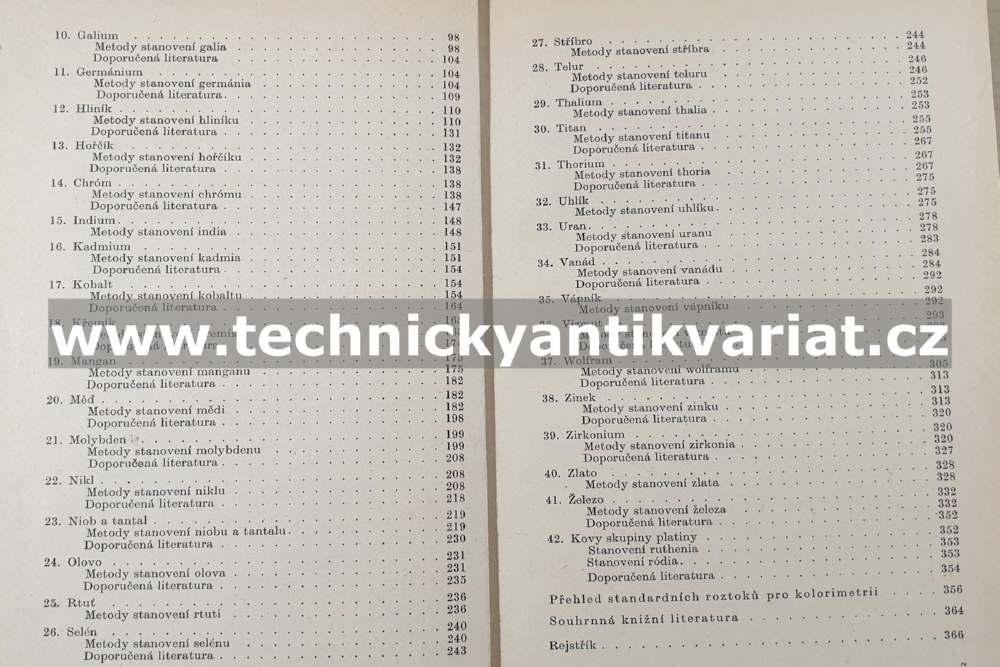 Příručka anorganické kolorimetrické analýzy - Dragomerický, Mayer, Michal, Řeřicha (1963)