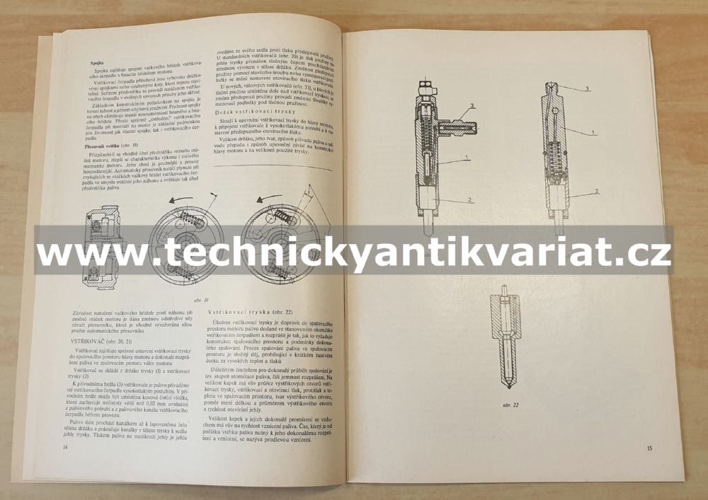 Avia vstřikovací zařízení typu M.f - dílenská příručka (1990)