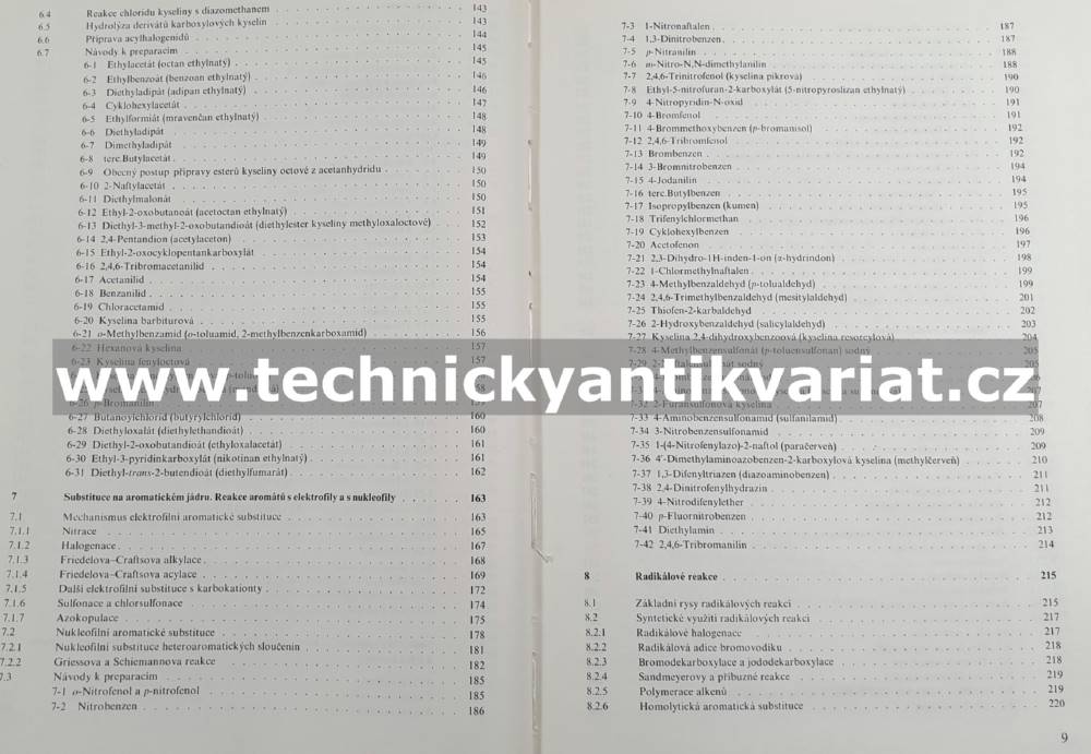 Laboratorní příručka organické chemie - Organická syntéza v otázkách a odpovědích - Večeřa, Panchartek (1987)