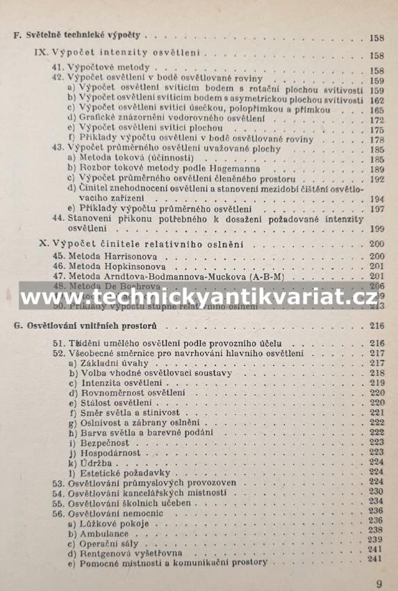 Příručka osvětlovací techniky - Otto Šula (1969)