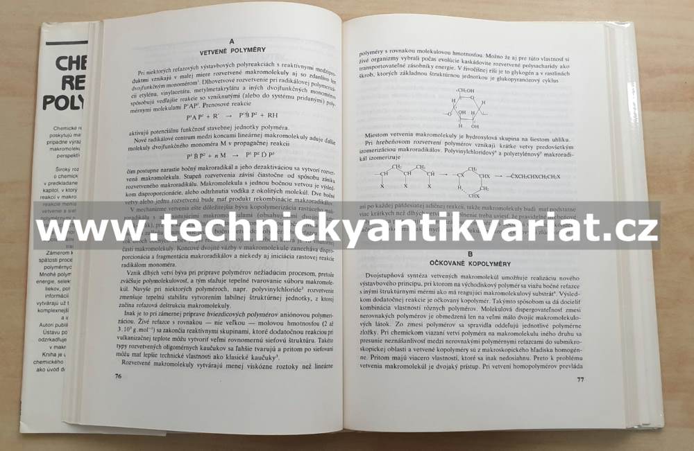 Chemické reakce polymérov - Lazár, Bleha, Rychlý (1986)
