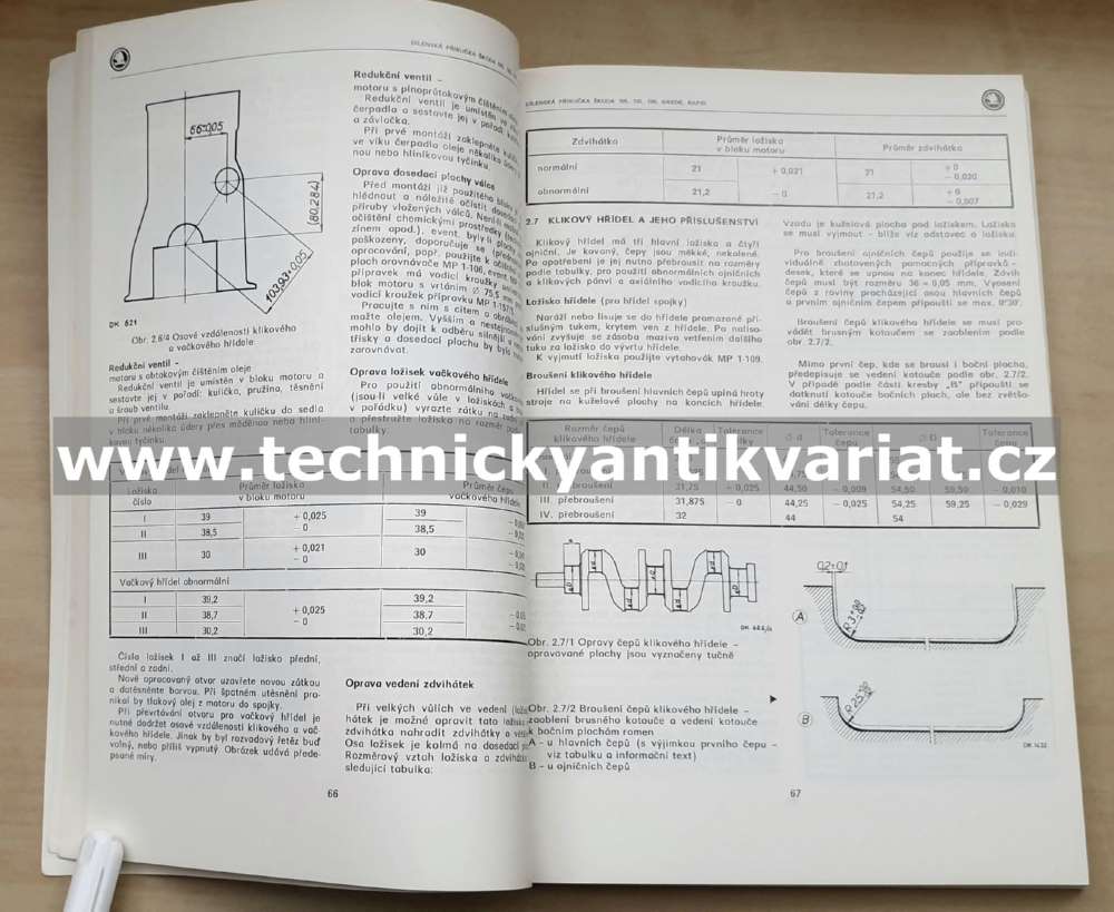 Škoda 105 120 130 Garde Rapid - dílenská příručka (1987)