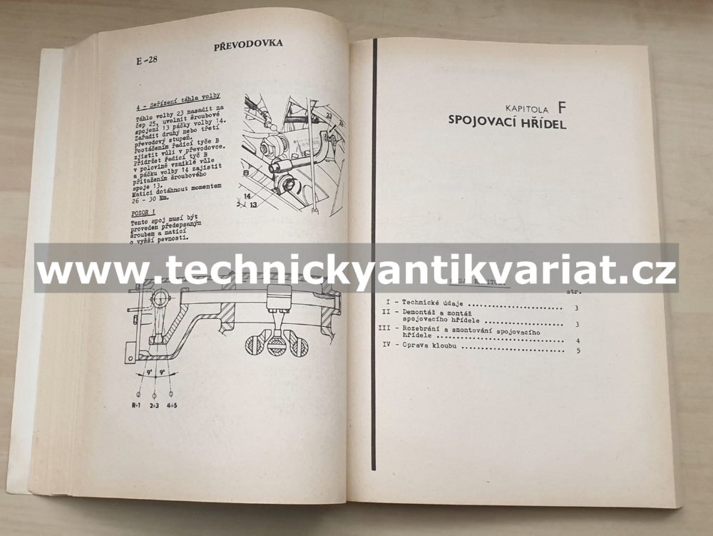 Avia A21 - dílenská příručka (1984)