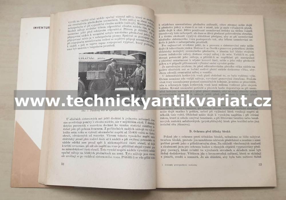 Základy protipožární techniky ve výrobních závodech a skladech minerálních olejů - Zdeněk Michel (1960)