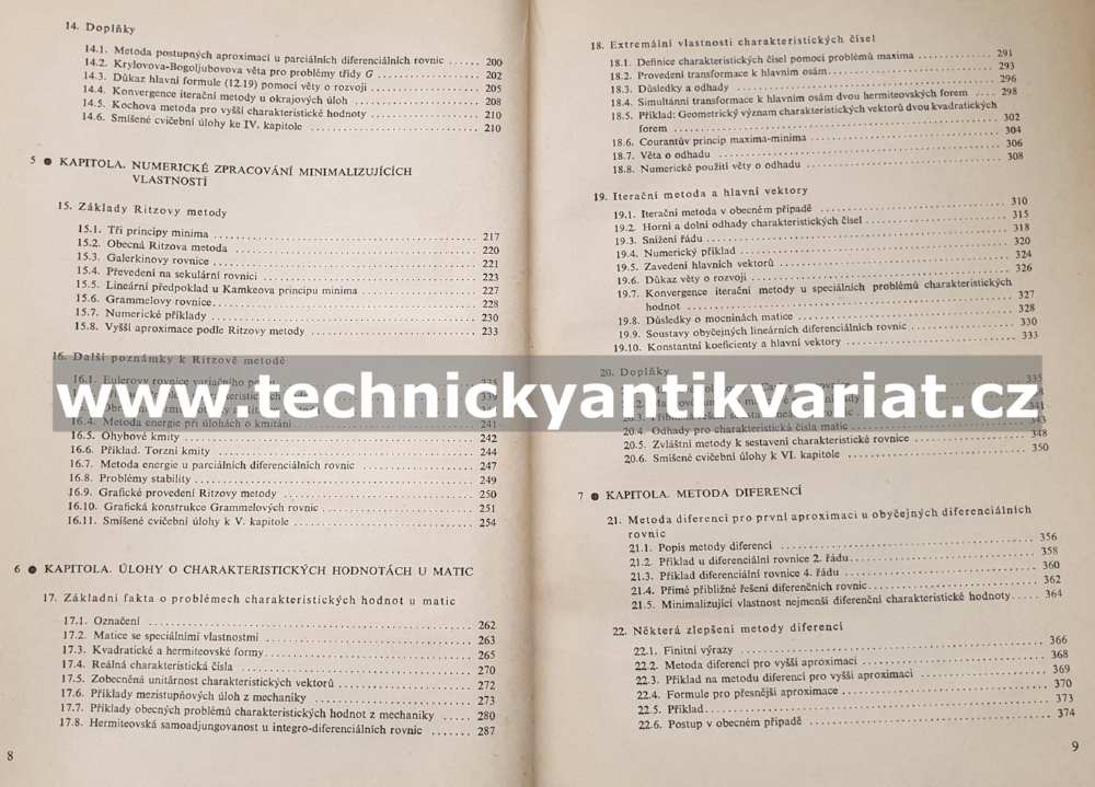 Problémy charakteristických hodnot s technickými aplikacemi - L. Collatz (1965)
