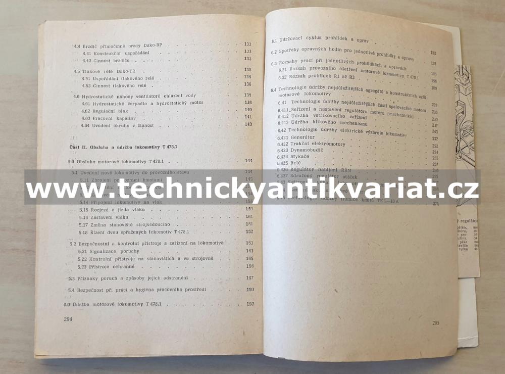 T478.1 Motorová lokomotiva - Pantůček, Zich (1971)