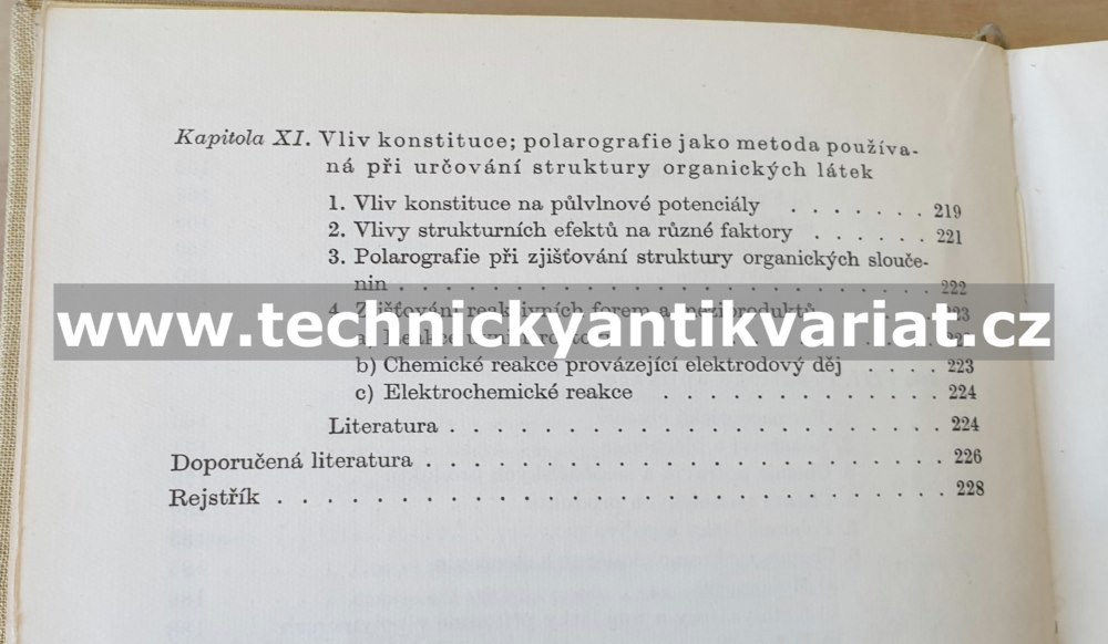 Organická polarografie, metodika a použití - P.Zuman (1966)