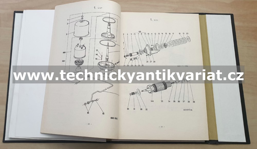 Liaz 111.800 - katalog náhradních dílů (1988)