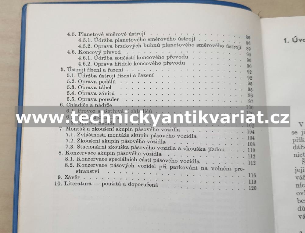 Údržba a opravy pásových vozidel - Karel August (1966)