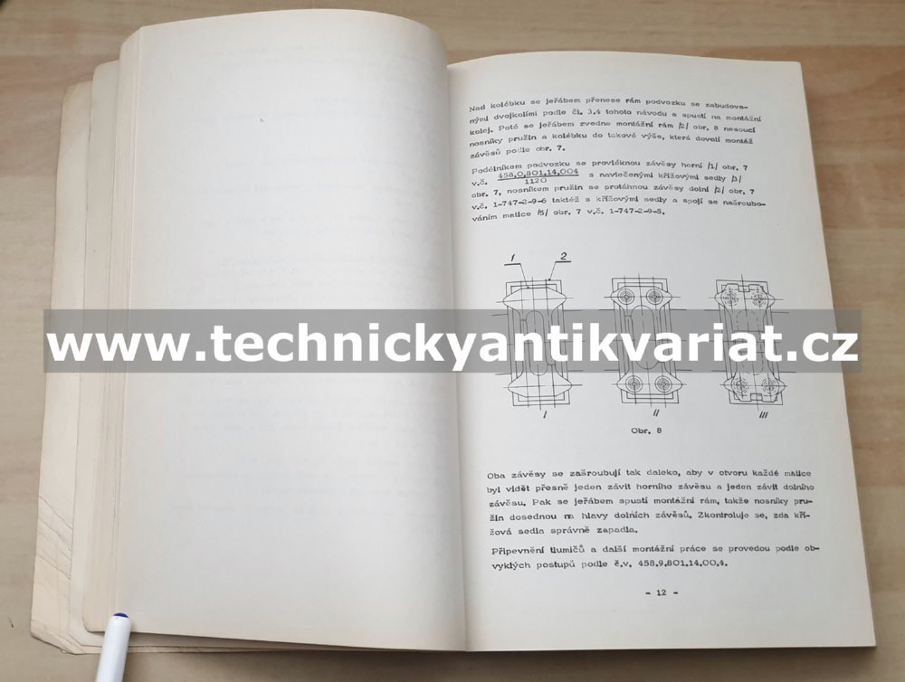 EM 488.0 návod na údržbu - mechanická část