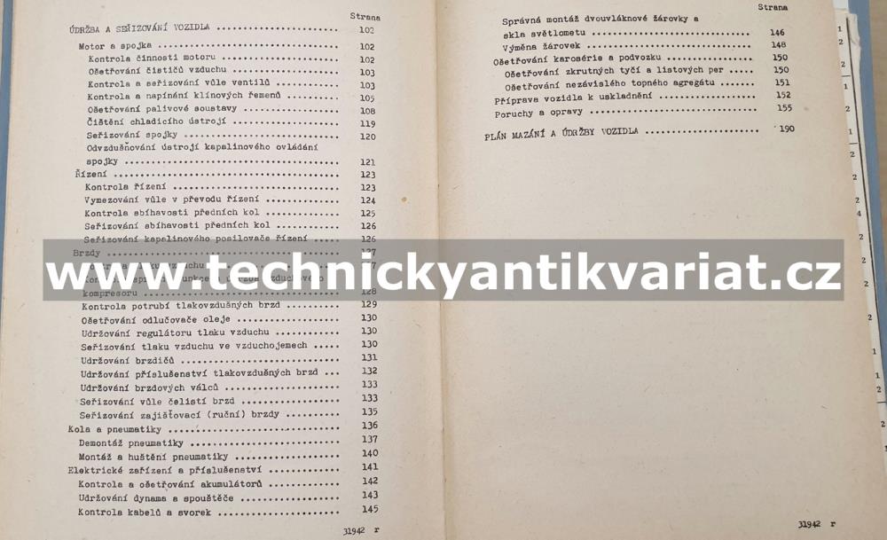 Tatra 138 P3, 138 P3ETr, 138 PP2, 138 PP4, 138 PP5, 138 PP6, 138 PP7, 138P11, 138 P12 - příručka pro řidiče