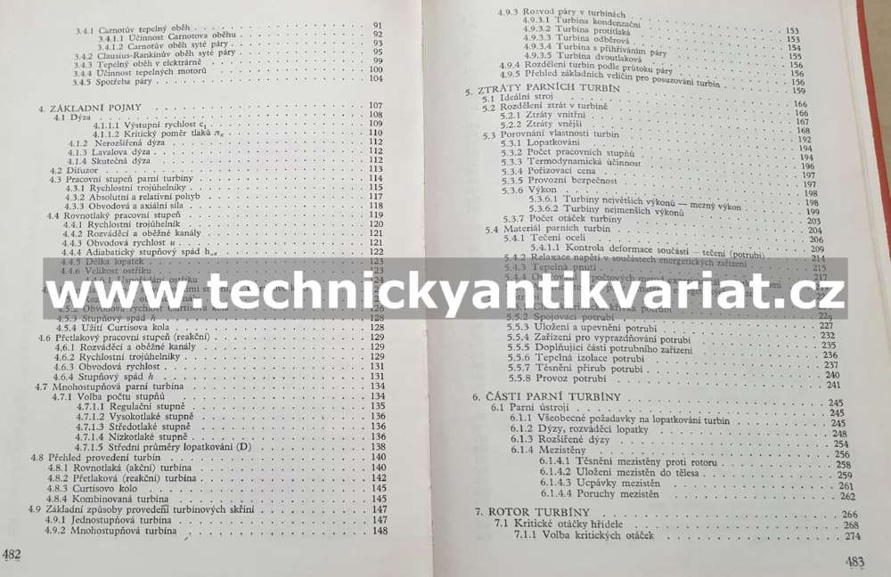 Provoz parních turbín a příslušenství I.,II.,III. (1967-1970)