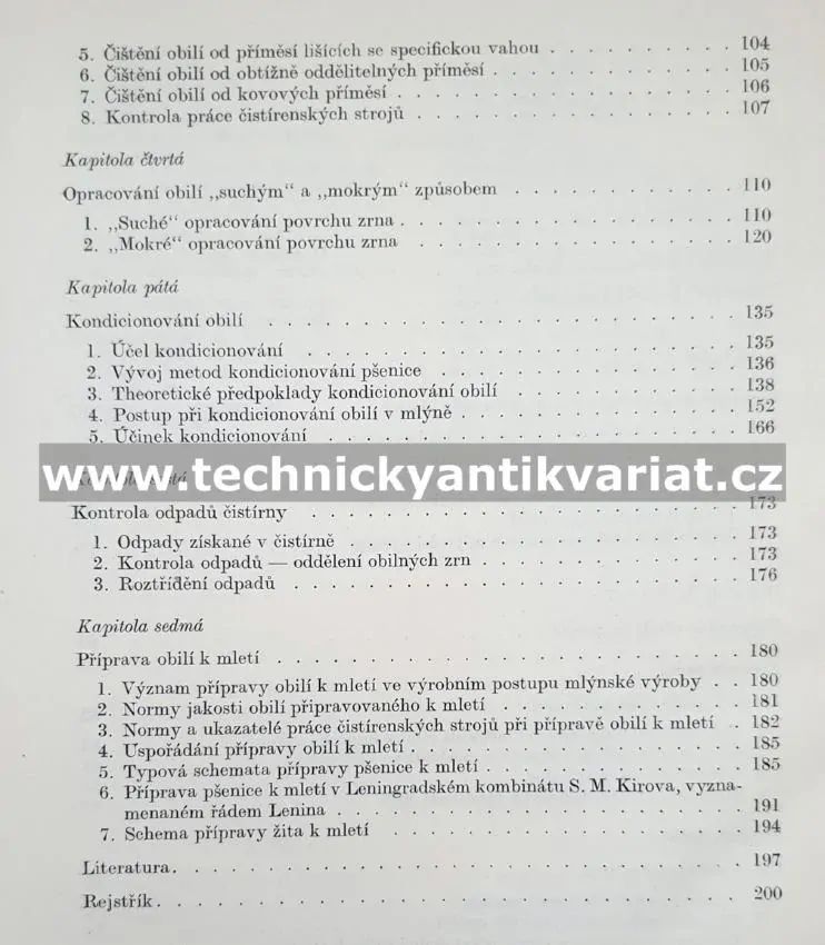 Technologie mlýnské výroby I.II. - J.N.Kupric (1954,1955)
