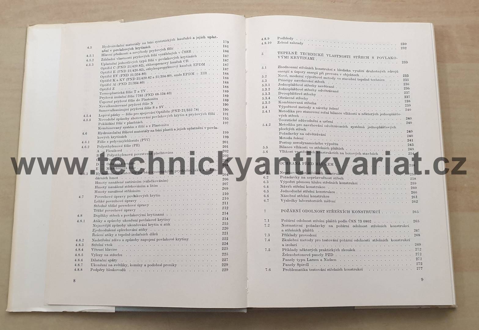 Střechy s povlakovými krytinami - Koželucha (1989)