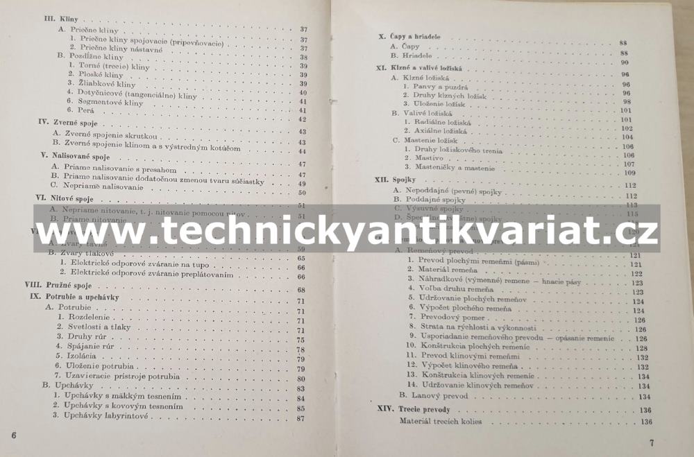 Strojové súčiastky Strojníctvo IV - Bartoš, Novák, Pleskot, Šlégl (1960)