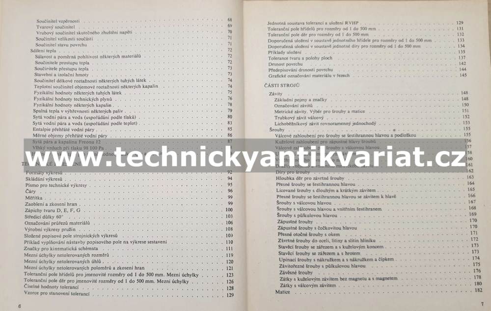 Strojnické tabulky - Pavel Vávra (1983)