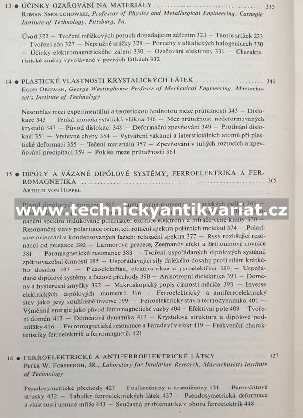 Molekulová fysika hmoty - Arthur Von Hippel (1963)