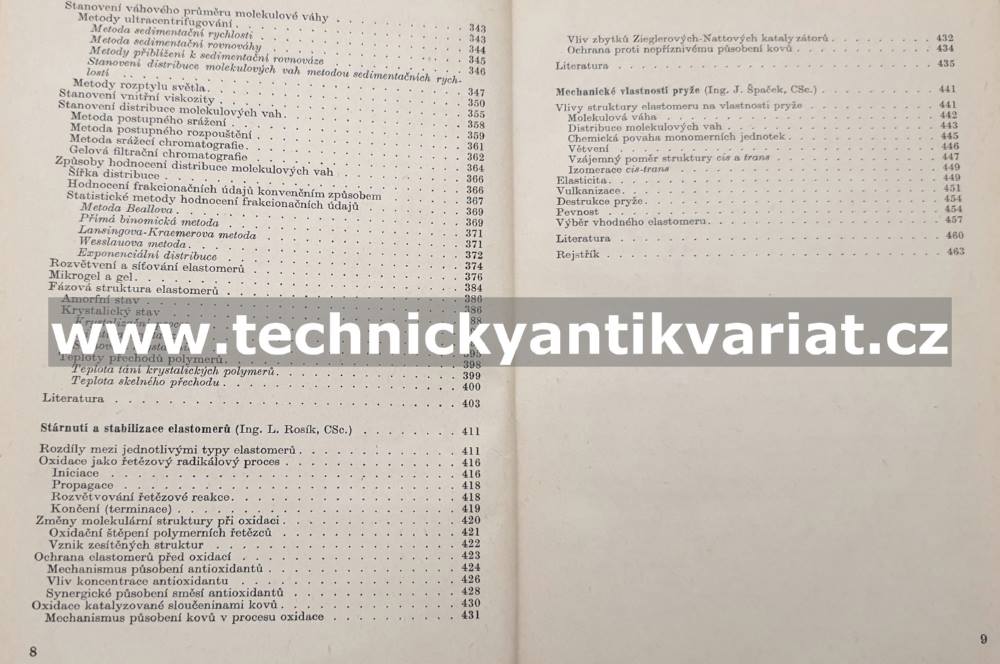 Syntetický kaučuk - J. Pech (1971)