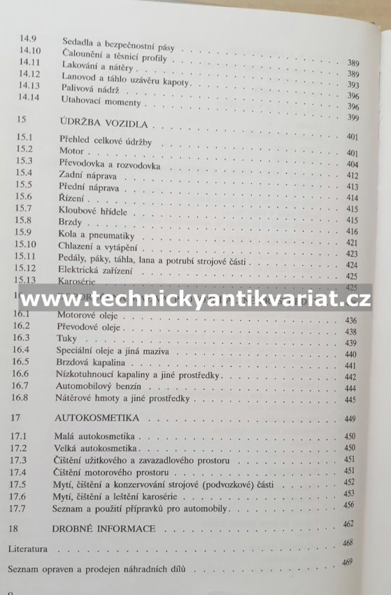 Škoda Favorit, Forman, Pick up - údržba a opravy automobilů (1998)