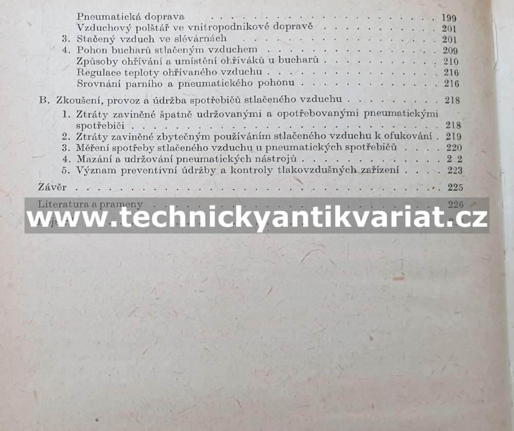 Stlačený vzduch v průmyslu - A. Drozd (1962)