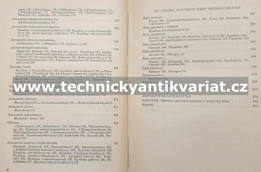 Přehled výroby organických sloučenin - Jan Jansa (1954)