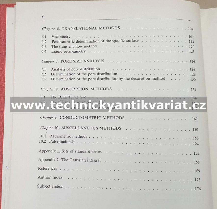Particle size analysis - Z. Jelínek (1974)