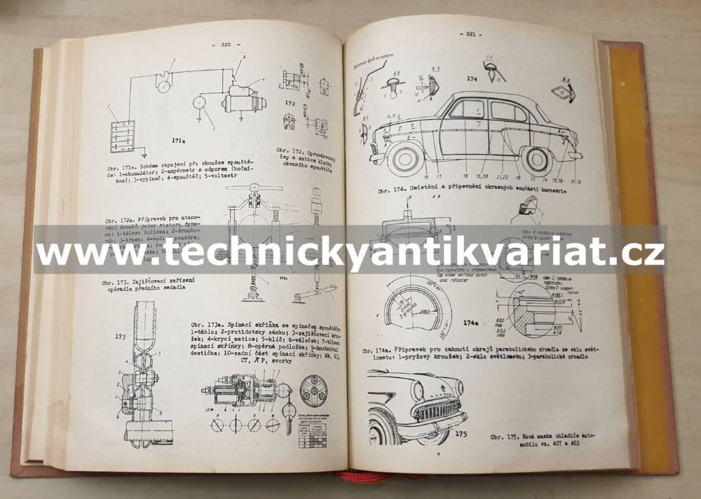 Moskvič 407, 403, 408 - dílenská příručka