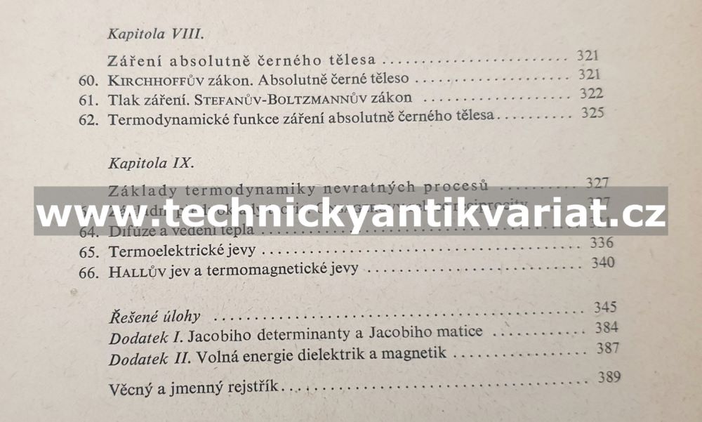 Thermodynamika - J. Kvasnica (1965)