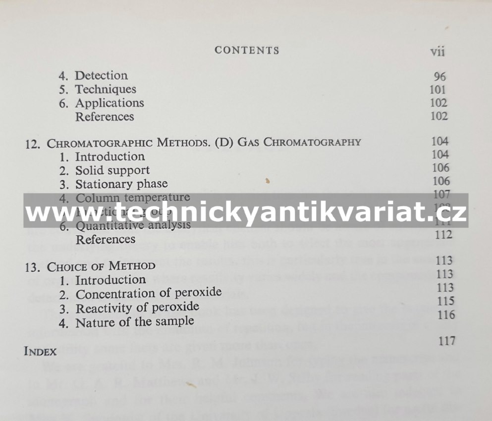 The determination of organic peroxides 4, Johnson, Siddiqi (1970)