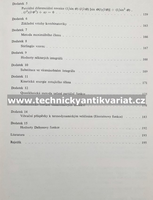 Úvod do statistické termodynamiky - Tomáš Boublík (1969)