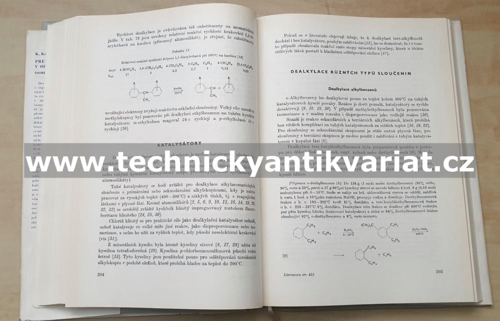 Preparativní reakce v organické chemii IX. Isomerisace a degradace - Kochloefl, Kraus (1967)