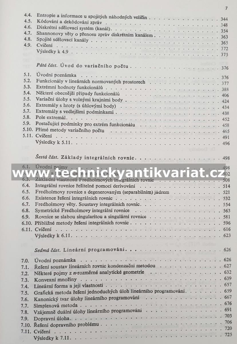 Základy aplikované matematiky III. - Škrášek, Tichý (1990)