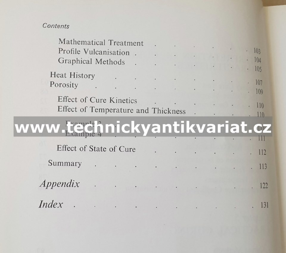 Heat transfer a vulcanisation of ruber - D.A.Hills (1971)