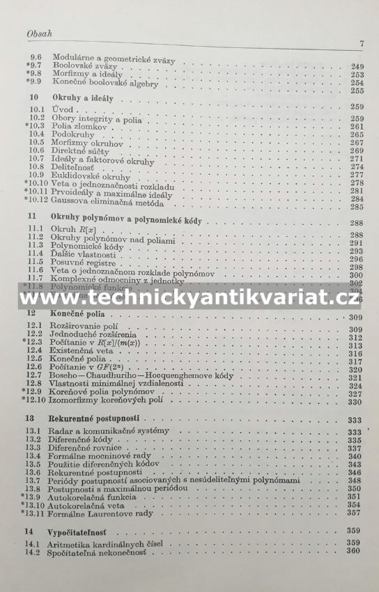 Aplikovaná algebra - Birkhoff, Bartee (1981)