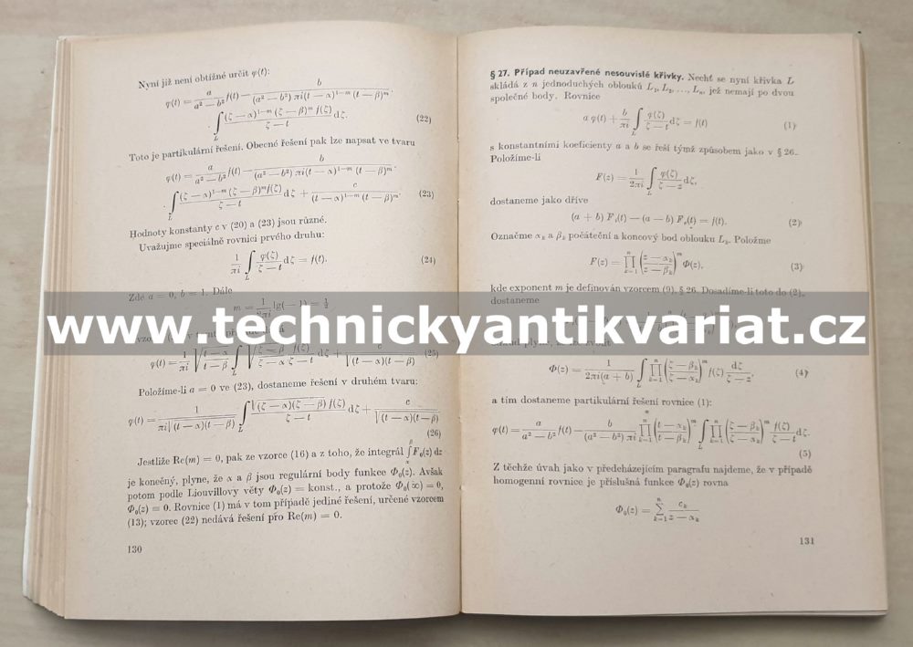 Integrální rovnice - S.G.Michlin (1952)