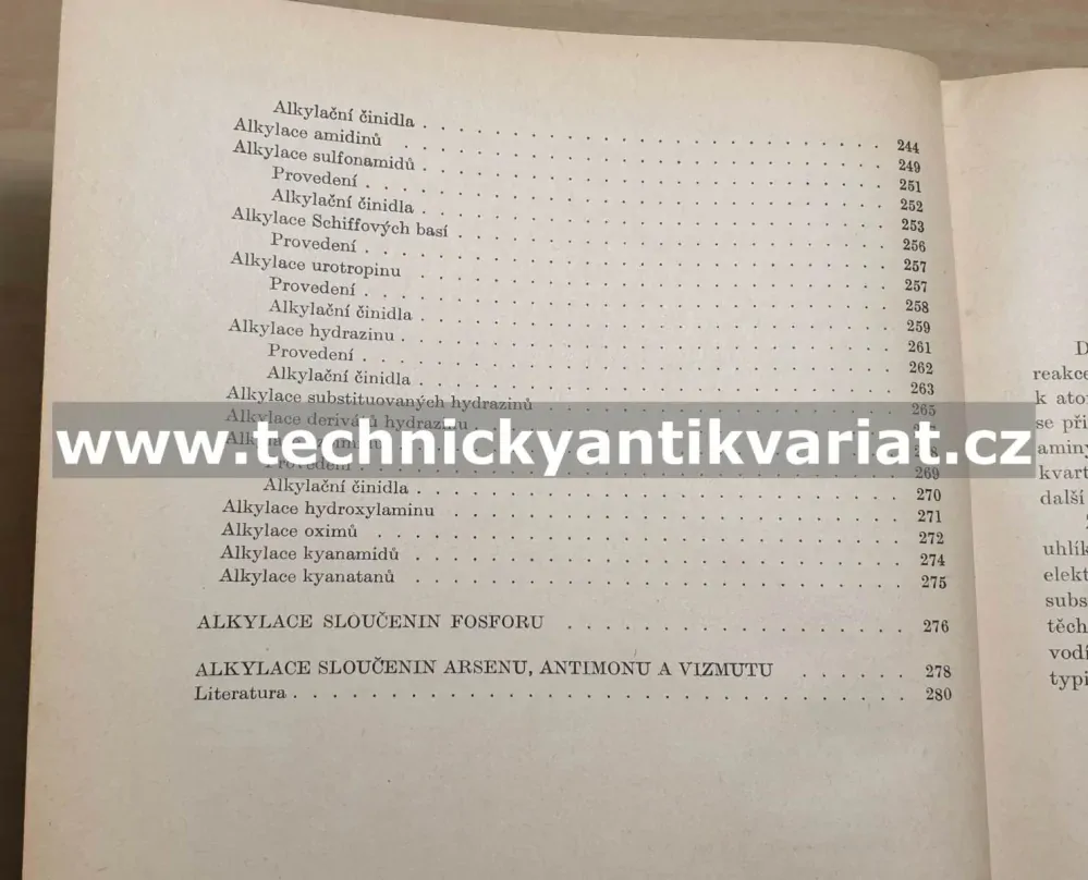 Preparativní reakce v organické chemii IV. Alkylace, funkční přeměny aldehydů, ketonů a karbonových kyselin - Ernest, Heřmánek, 1959)