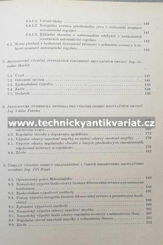 Souhrn prací o automatisaci - Zdeněk Trnka (1956)