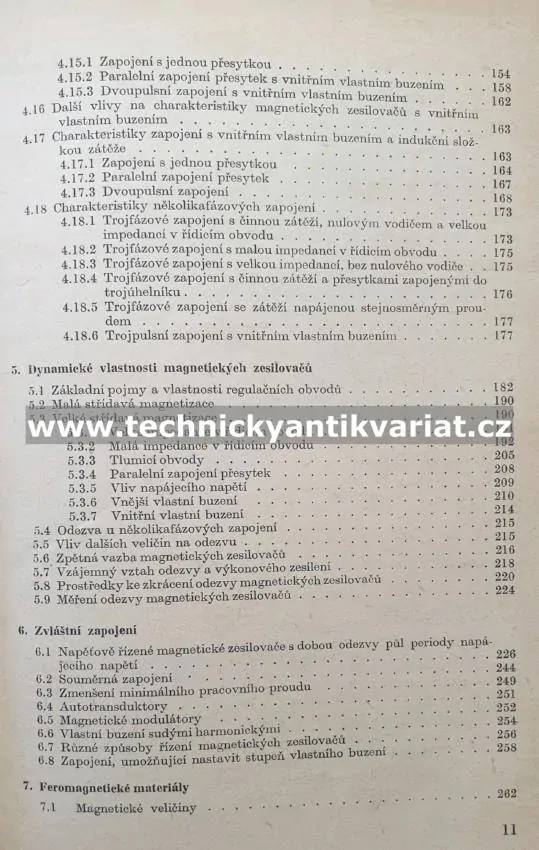 Magnetické zesilovače - Gabler, Haškovec, Tománek (1961)