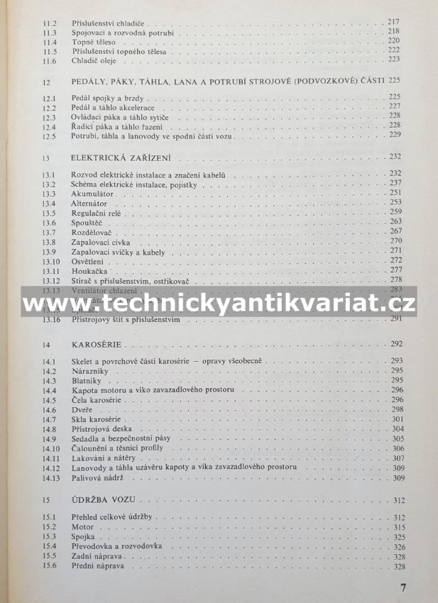 Škoda 105, 120, 130 Garde, Rapid - Údržba a opravy automobilů - J. Andrt (1987)
