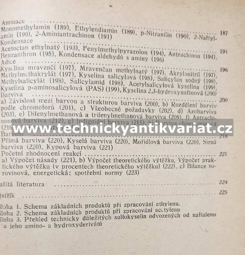 Základy organické technologie - Miloš Zahradník 1954)