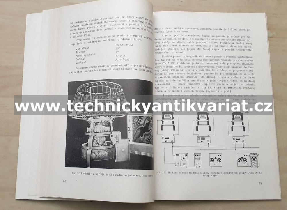 ITMA 71 Paříž Meracia a regulačná technika (1974)