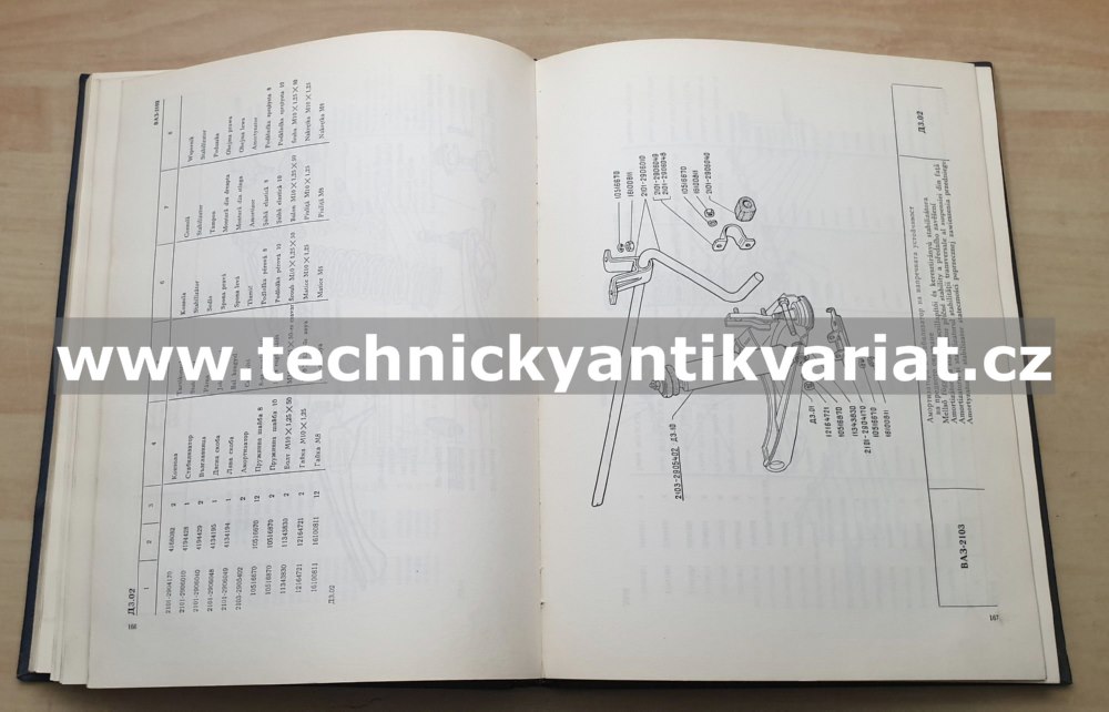 VAZ 2103 - katalog náhradních dílů