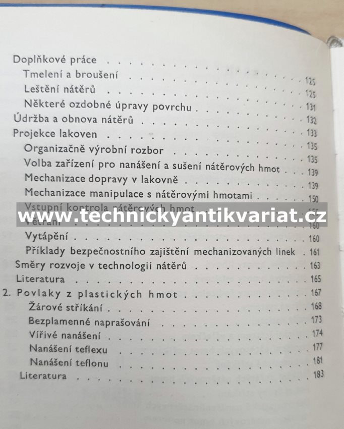 Příručka pro povrchové úpravy 3.Organické povlaky - Trojánek (1964)