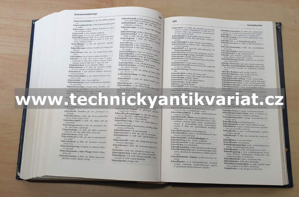 Německo-český vědeckotechnický slovník, Deutsch-tschechisches wissenschaftlich technisches Worterbuch (1997)